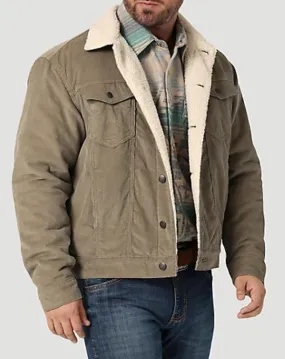 112335725 - Wrangler Men's Sherpa Lined Corduroy Jacket - Nomad