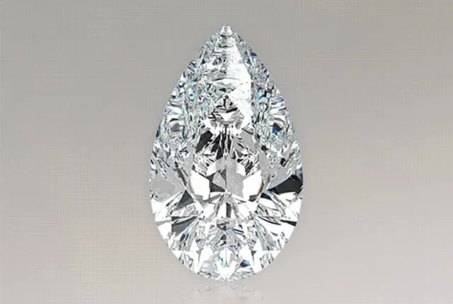 2.00 Carat Pear Lab Diamond