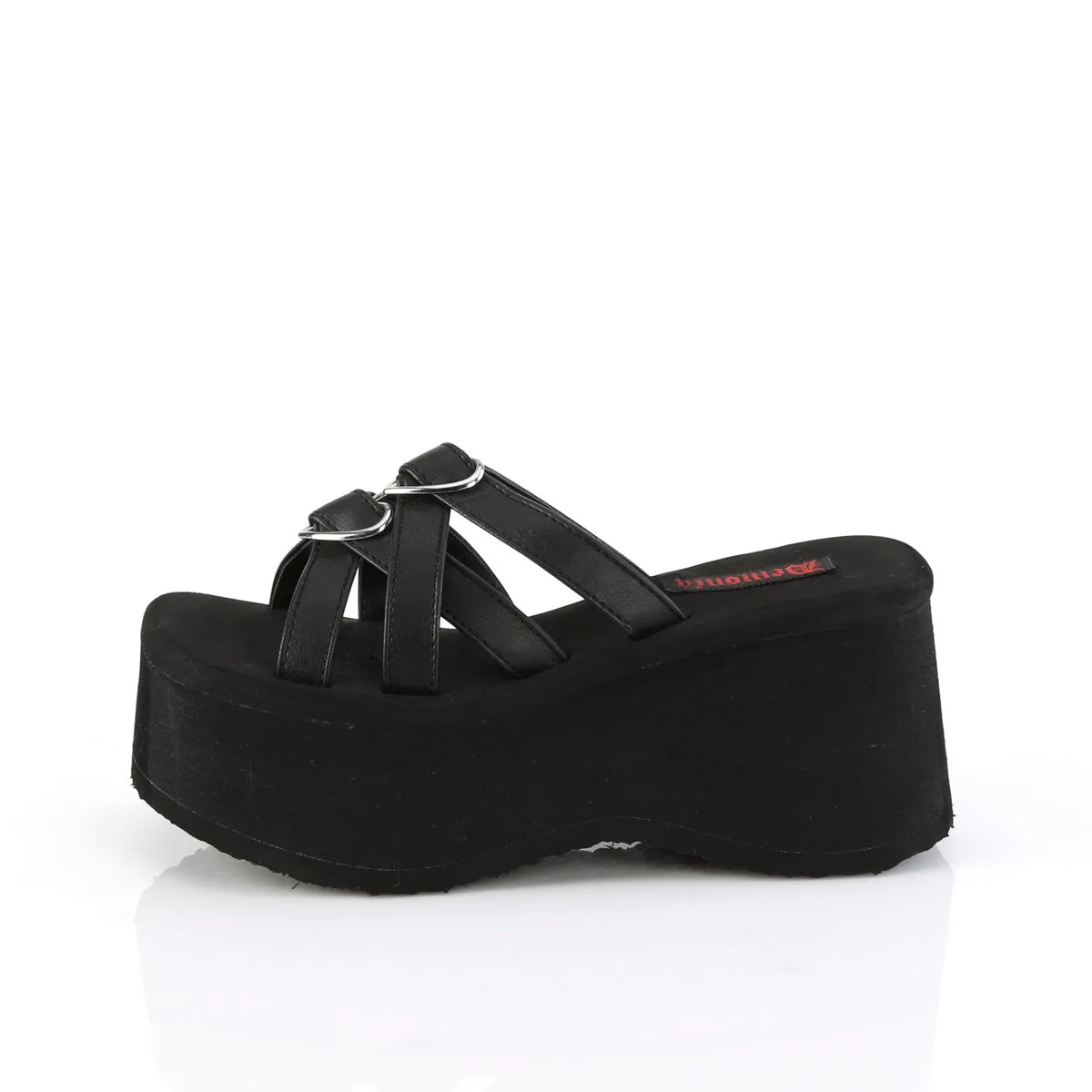 3 Inch Platform FUNN-15 Black Pu