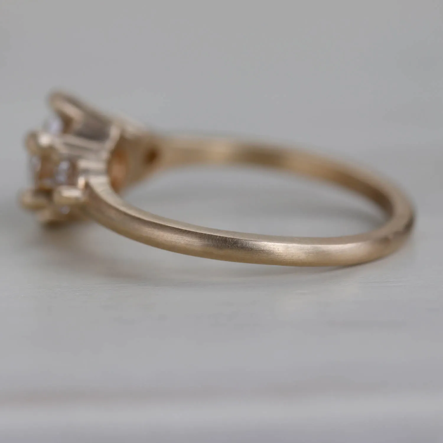 6mm Prong-set Three Stone Ring 