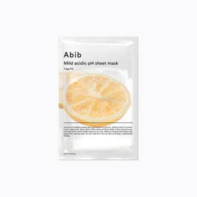 Abib Mild Acidic PH  Sheet Mask Yuja Fit - 10 Sheets