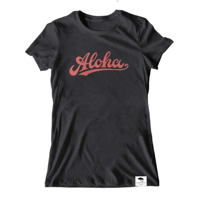 Aloha Women's Short Sleeve Tee - Dark Grey Heather