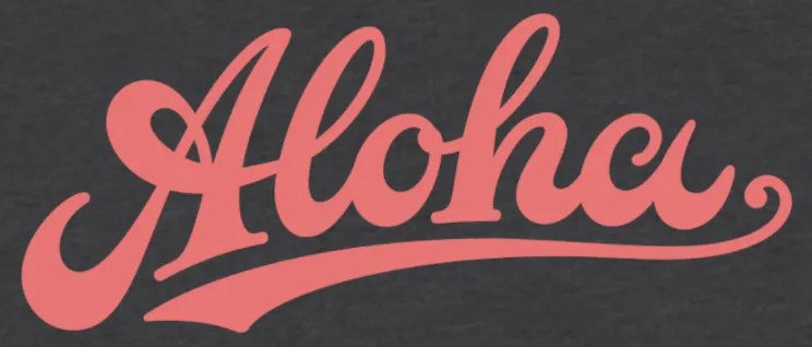 Aloha Women's Short Sleeve Tee - Dark Grey Heather