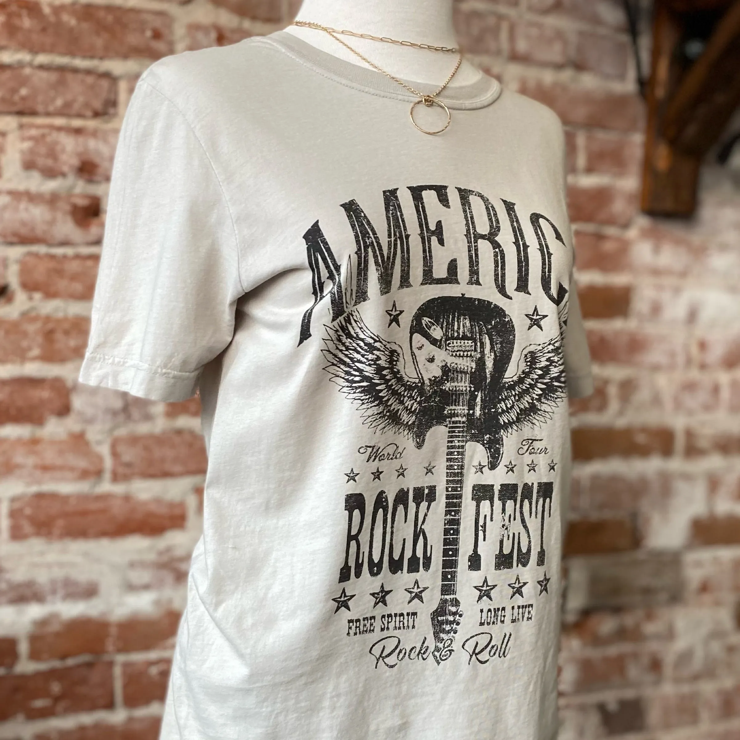 America Rock Fest World Tour Graphic Tee