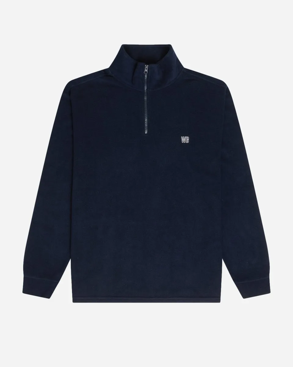 Anton Fleece Zip - Navy