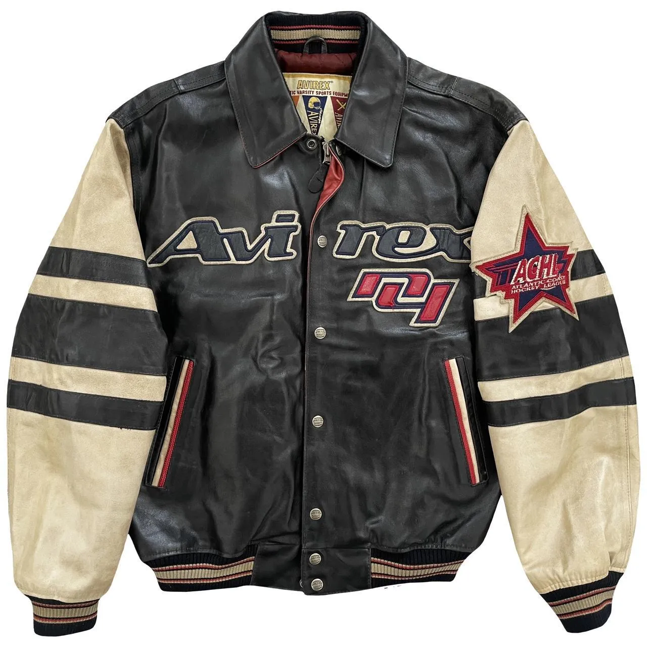 Avirex Leather Varsity Jacket