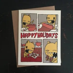 Baking Cookies Holiday Card