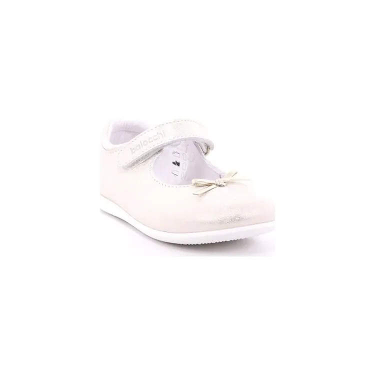 Balocchi 136313 Paris Mini Scarpe Bambolina Primi Passi per Bambina Platino