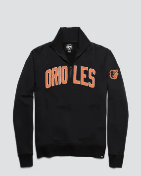 BALTIMORE ORIOLES BANKS '47 HARRIS SCRIMMAGE 1/4 ZIP