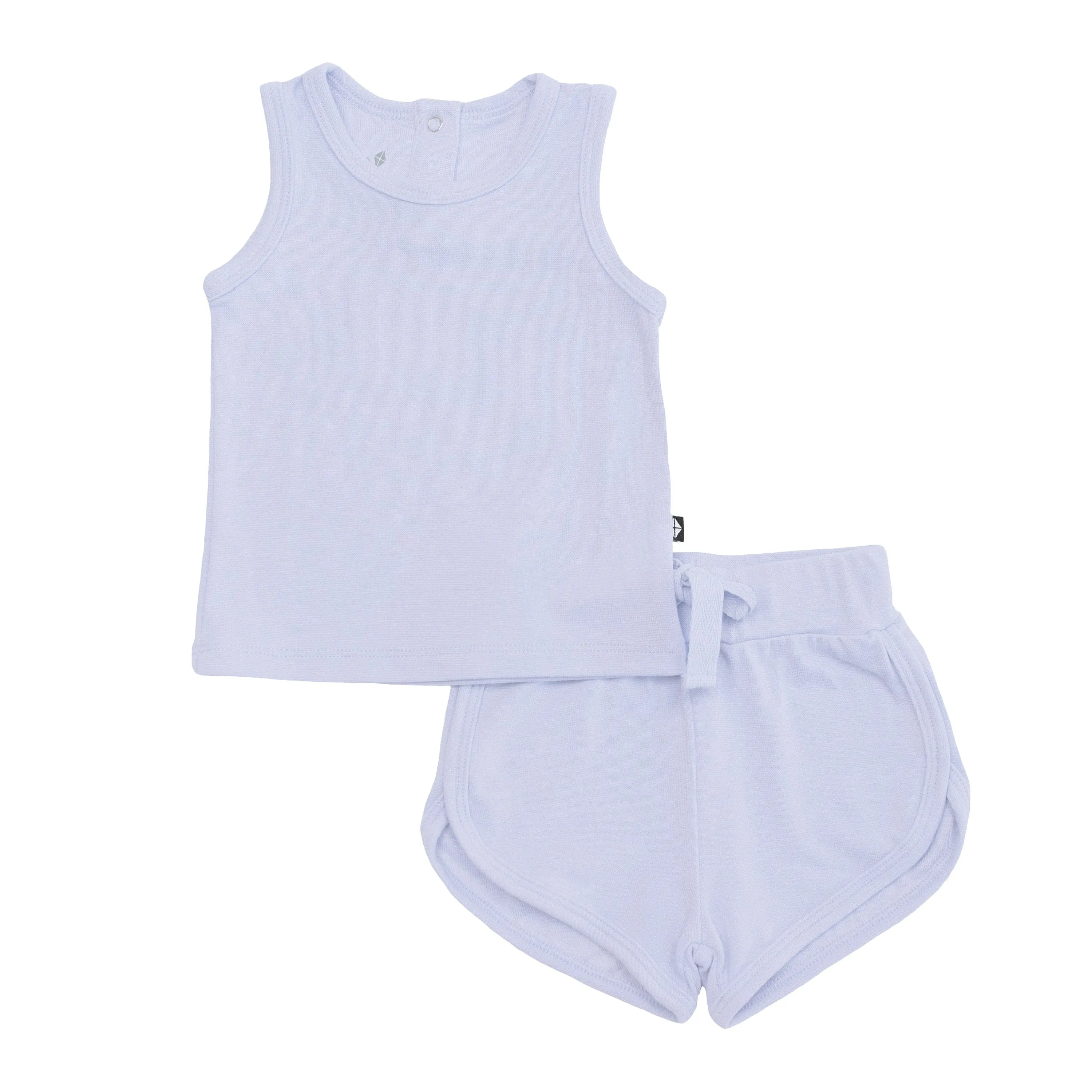 Bamboo Jersey Tank Jogger Set in Lilac