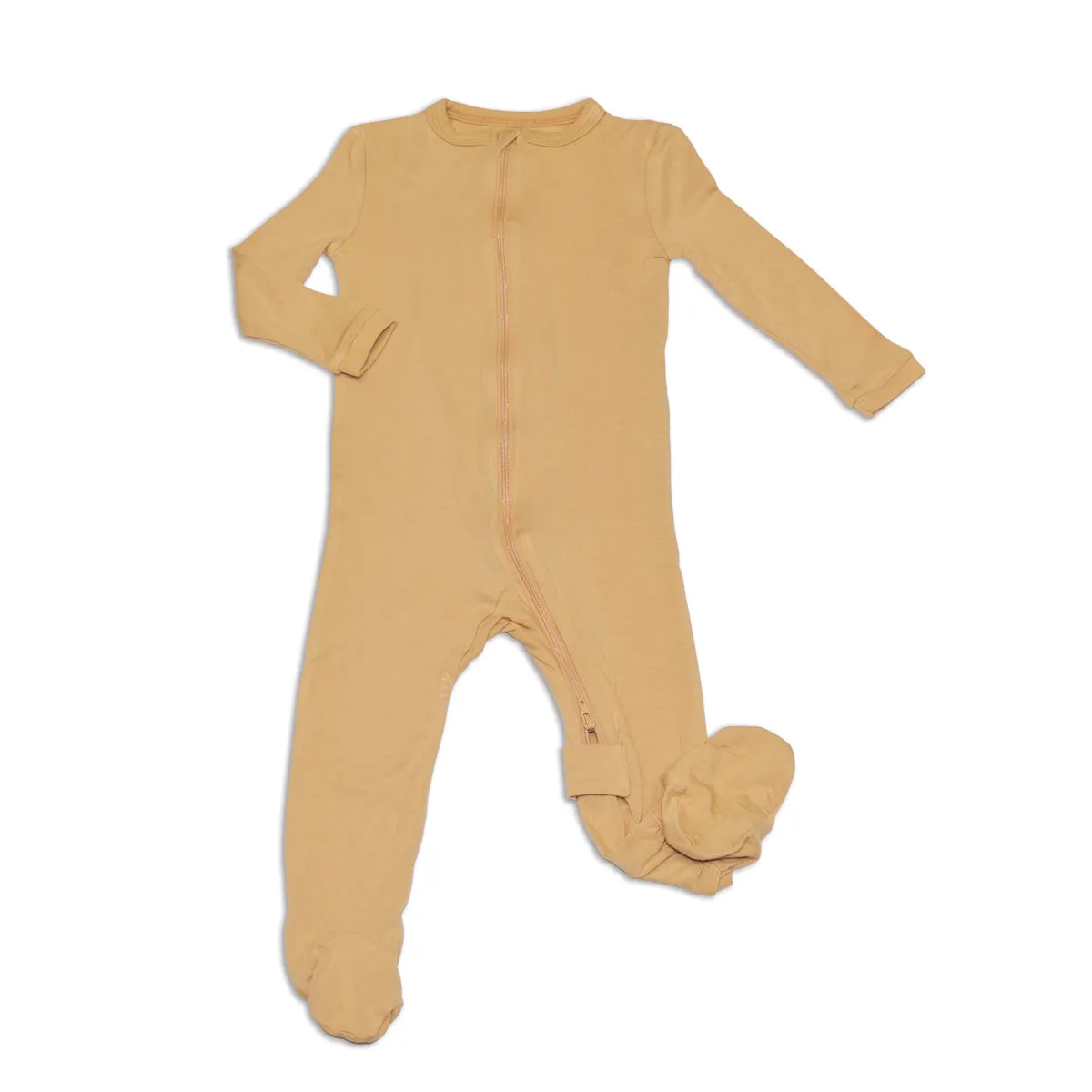 Bamboo Zip Up Footies (Prairie)