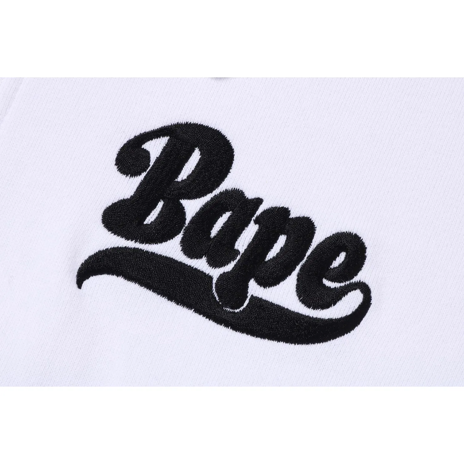 BAPE HALF ZIP CROPPED CREWNECK LADIES