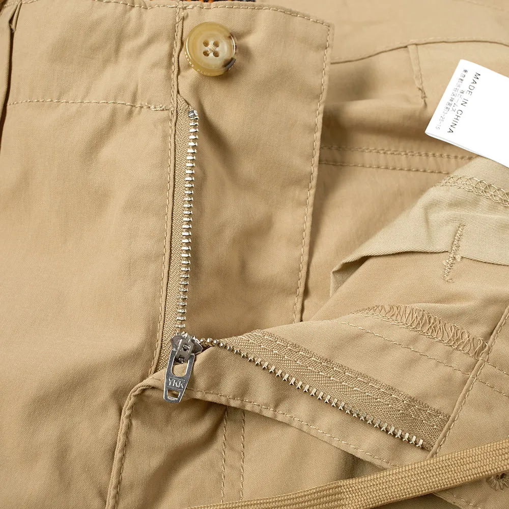 Beams Plus Slim Cuffed Chino PantsKhaki