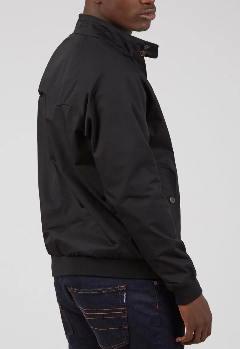 Ben Sherman Signature Casual Harrington Jacket Black