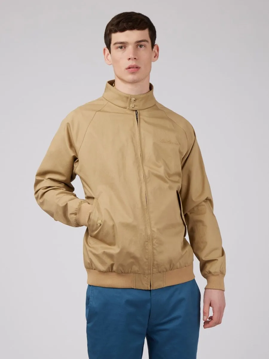 Ben Sherman Signature Casual Harrington Jacket Sand