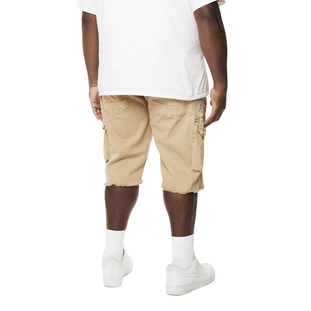 Big and Tall - Forest Collection Cargo Twill Shorts - Khaki