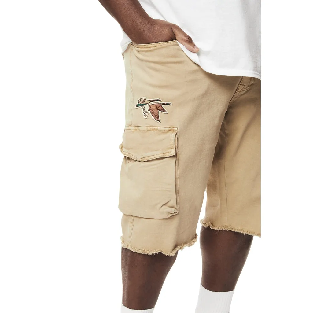 Big and Tall - Forest Collection Cargo Twill Shorts - Khaki