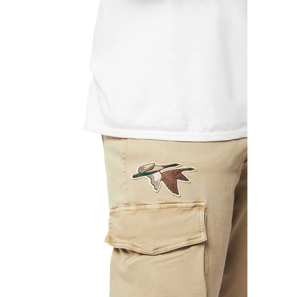 Big and Tall - Forest Collection Cargo Twill Shorts - Khaki