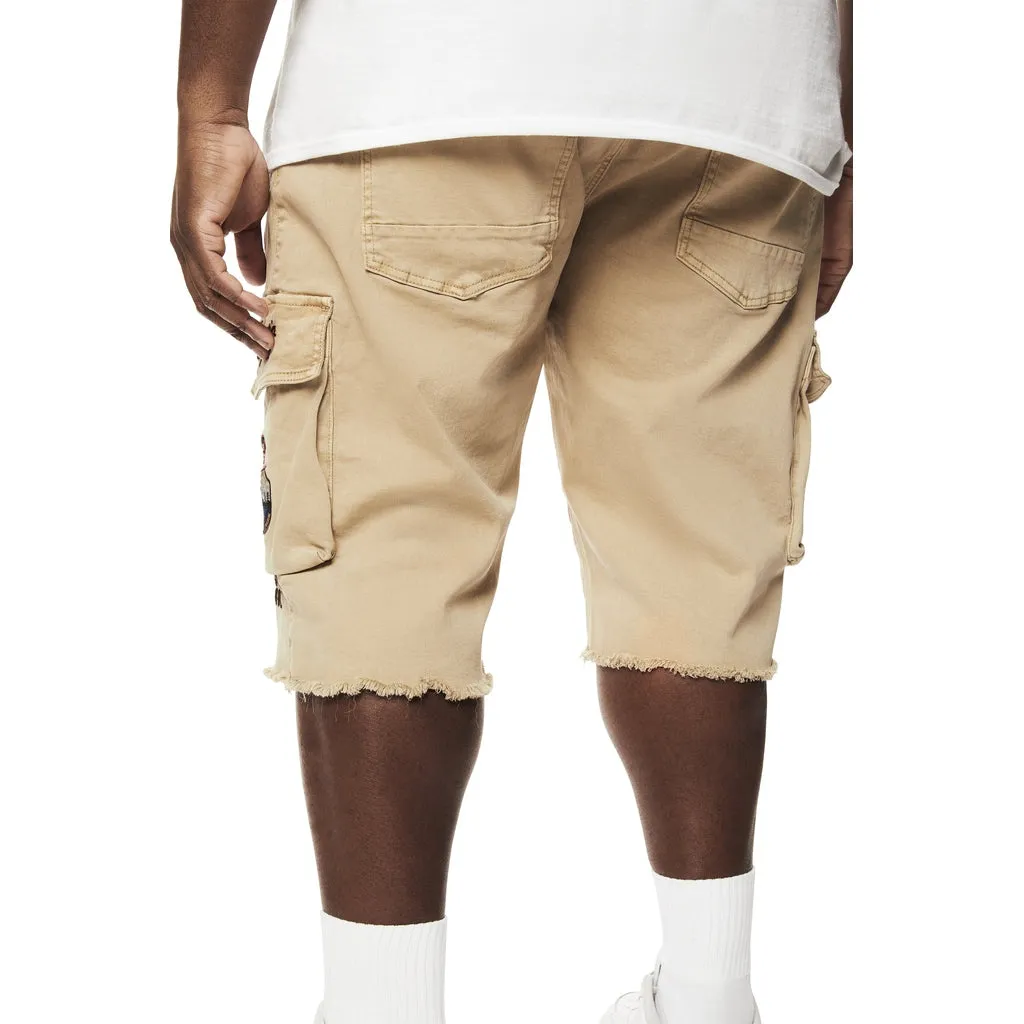 Big and Tall - Forest Collection Cargo Twill Shorts - Khaki