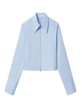 Blue Jill Cotton Zip Top