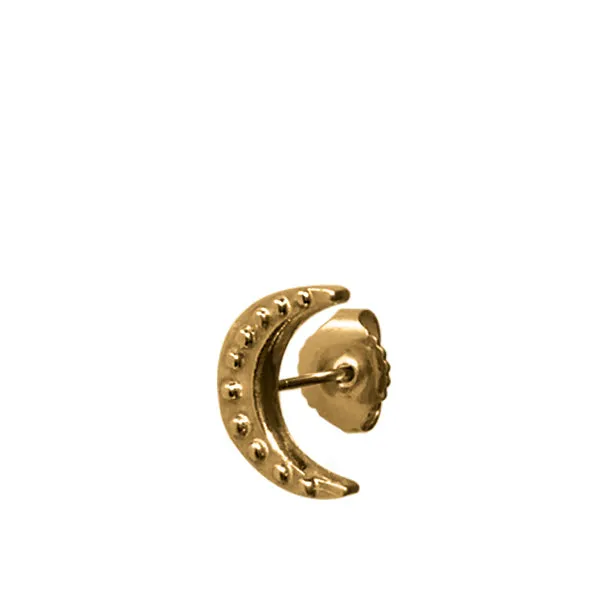 BOHEME MINI MOON GOLD STUD