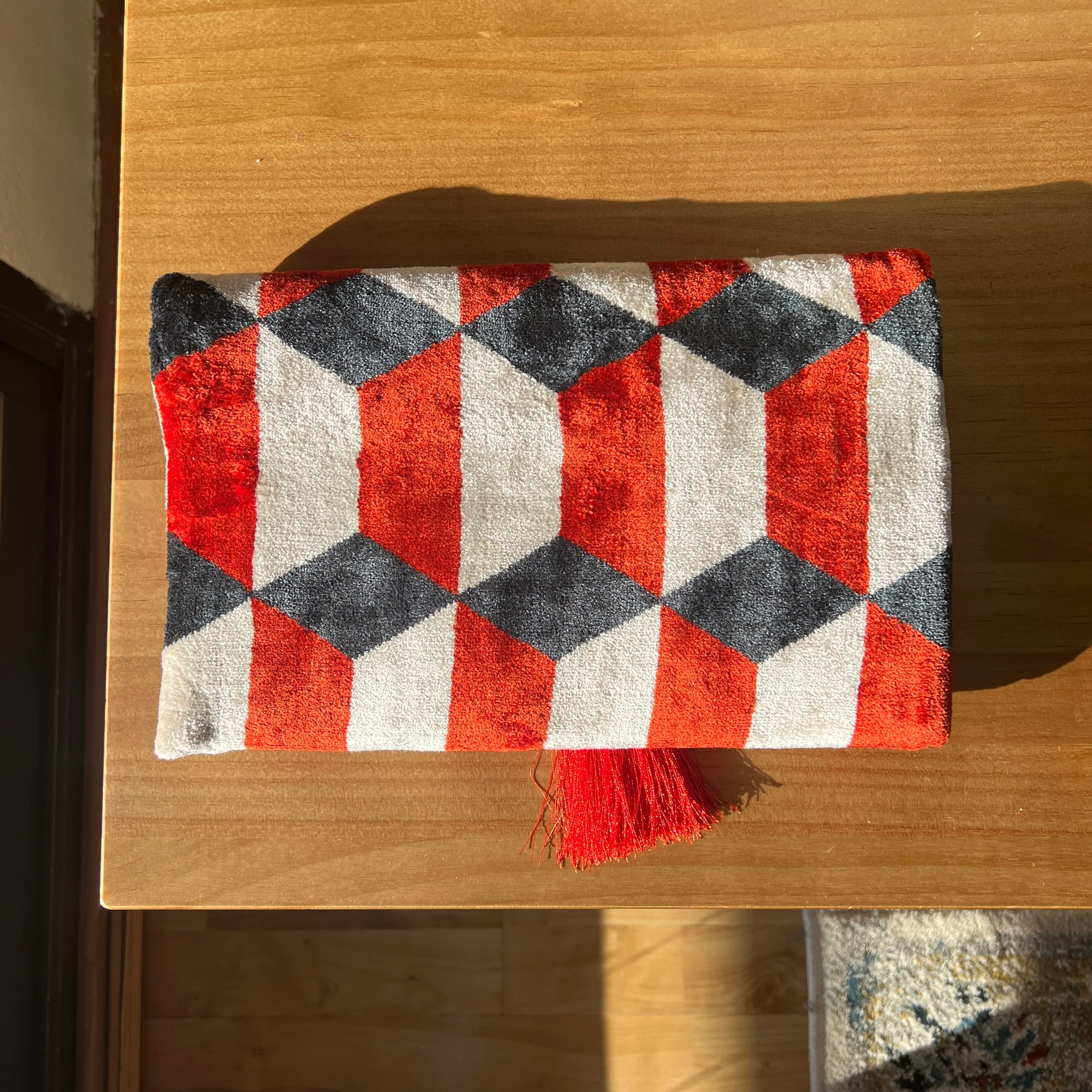 Bolso de mano NARANJA Y AZUL #2