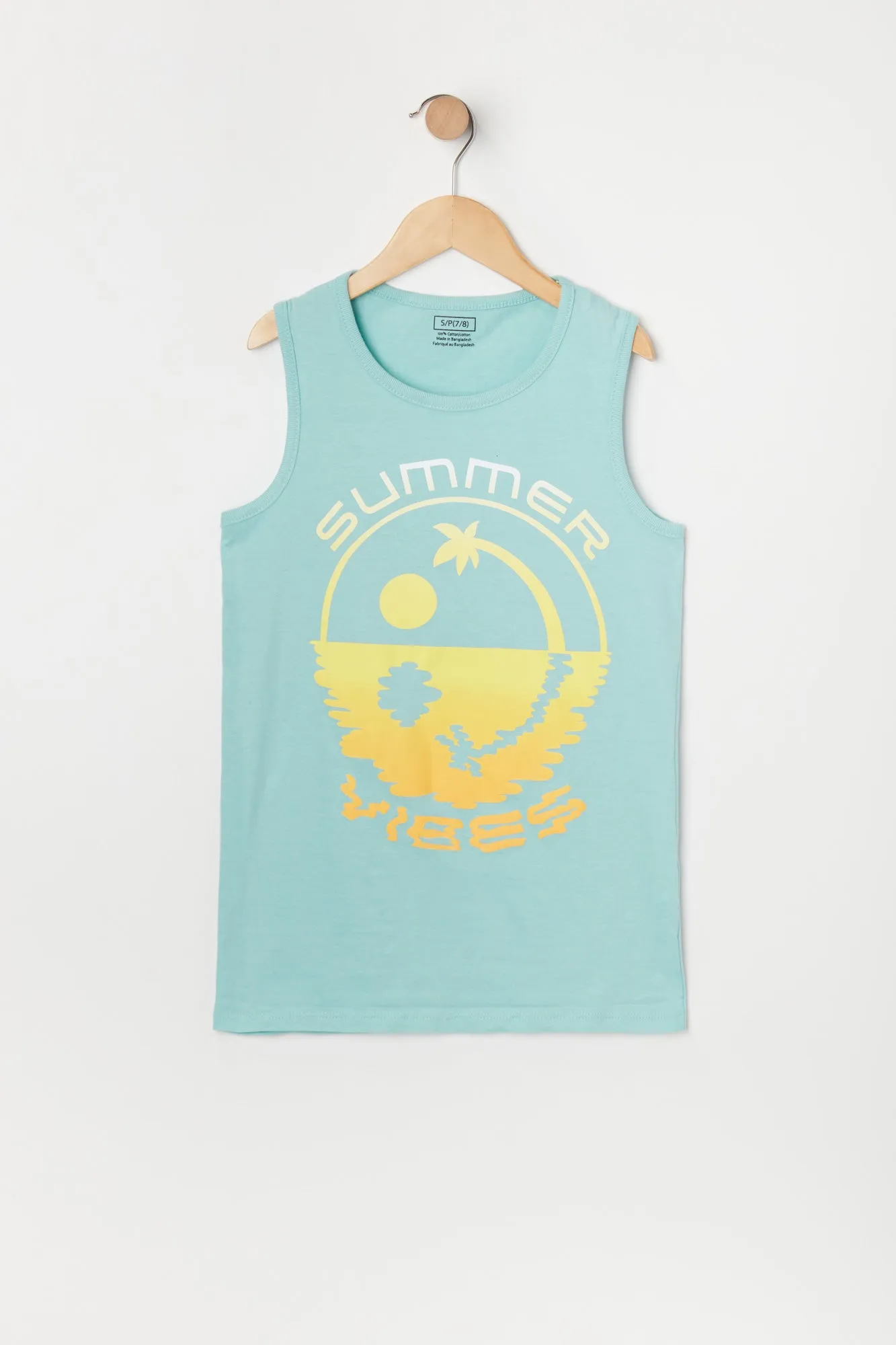 Boys Summer Vibes Graphic Tank