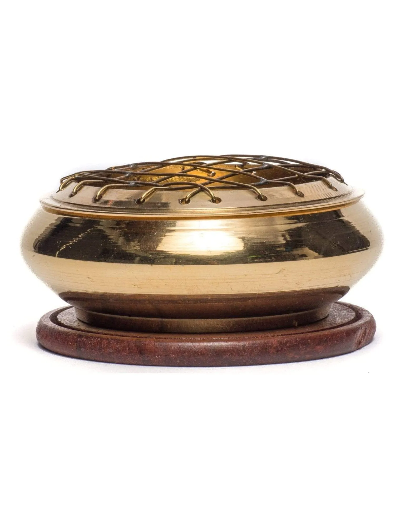 Brass Incense Burning Bowl