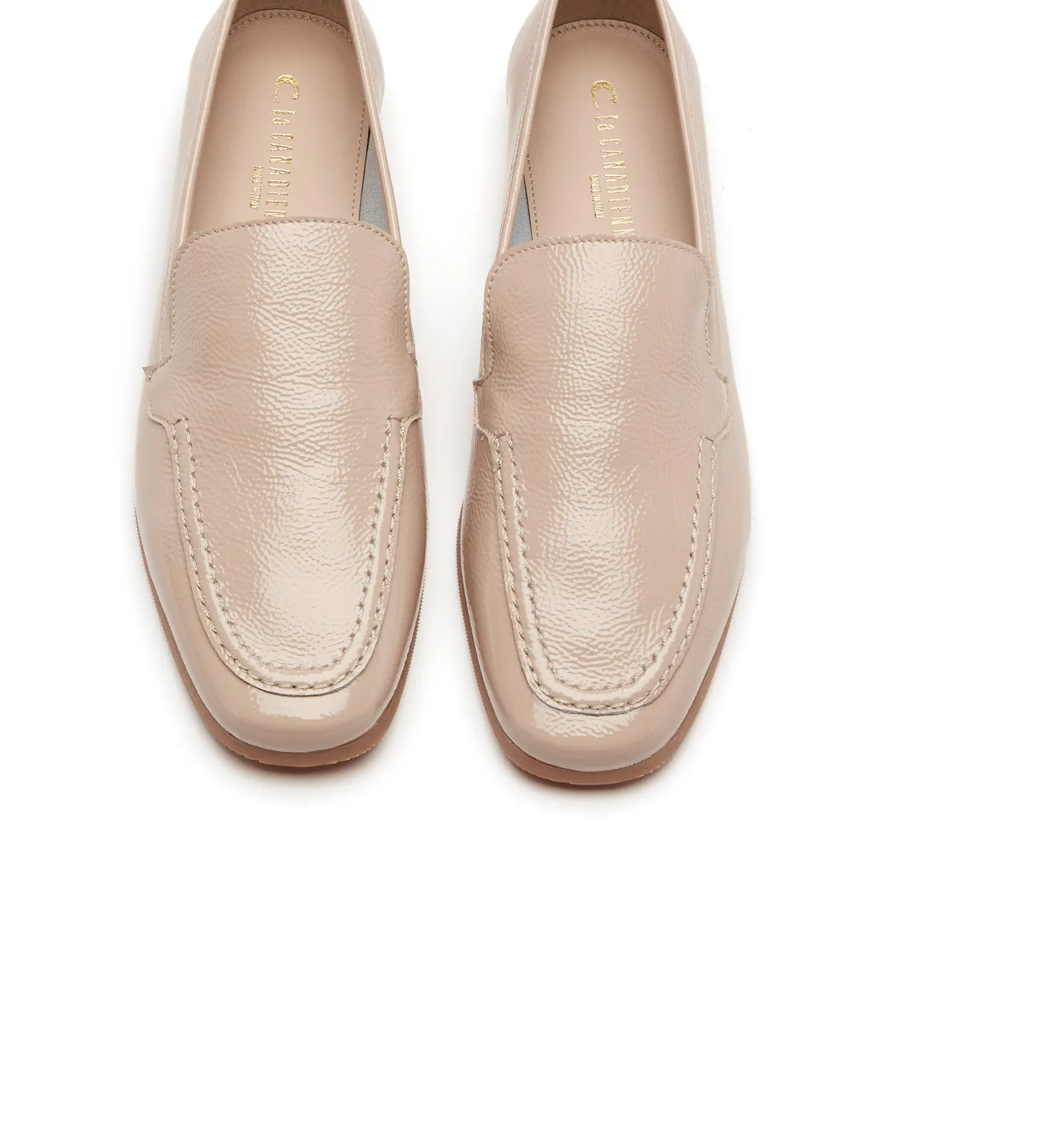 BREEZY CRINKLE LEATHER LOAFER