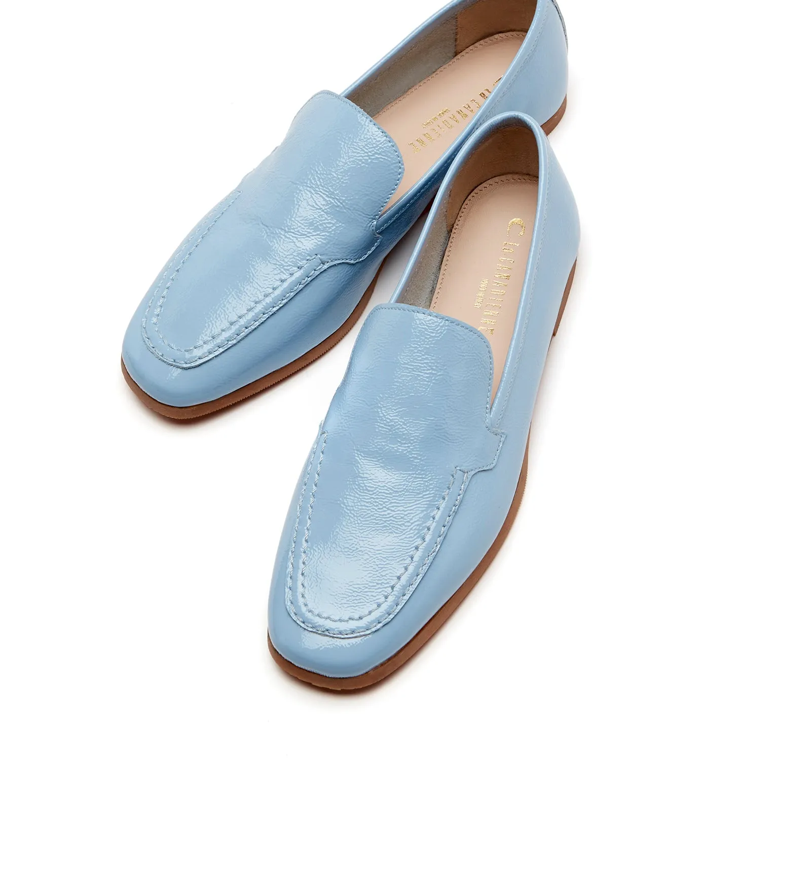 BREEZY CRINKLE LEATHER LOAFER