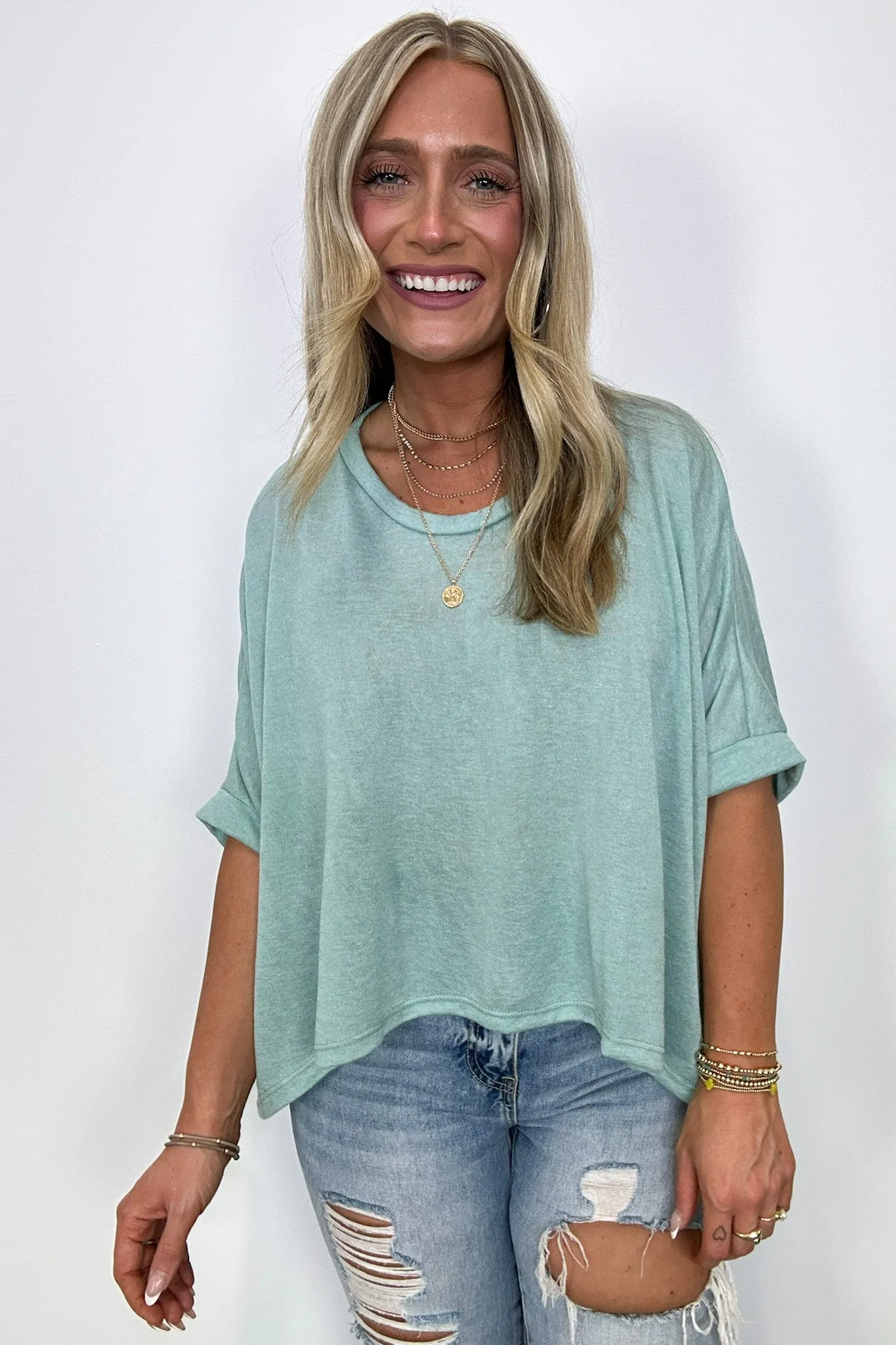 Brielle Short Sleeve Loose Fit Top