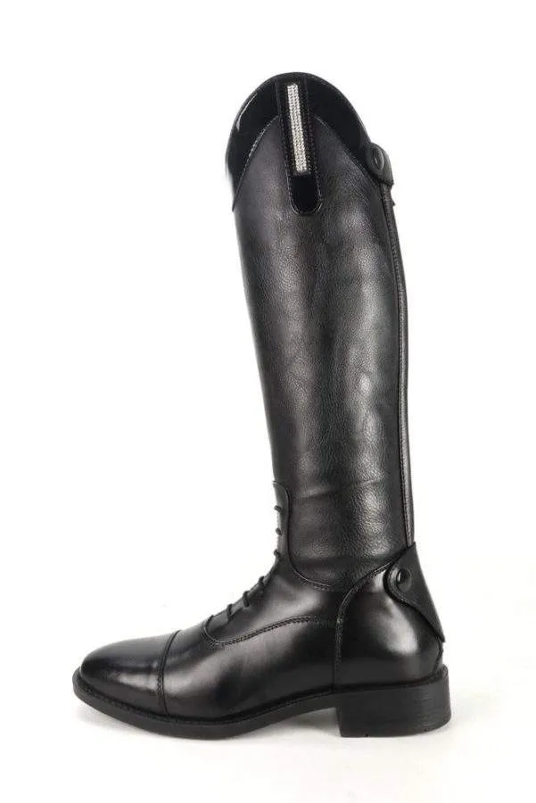 Brogini Como Piccino Young Rider Boot - Patent Top | Elite Saddlery