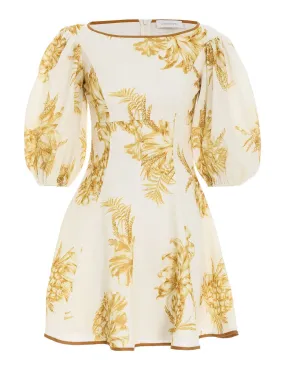 BUY IT Zimmermann Empire Mini Dress (Cream Gold)