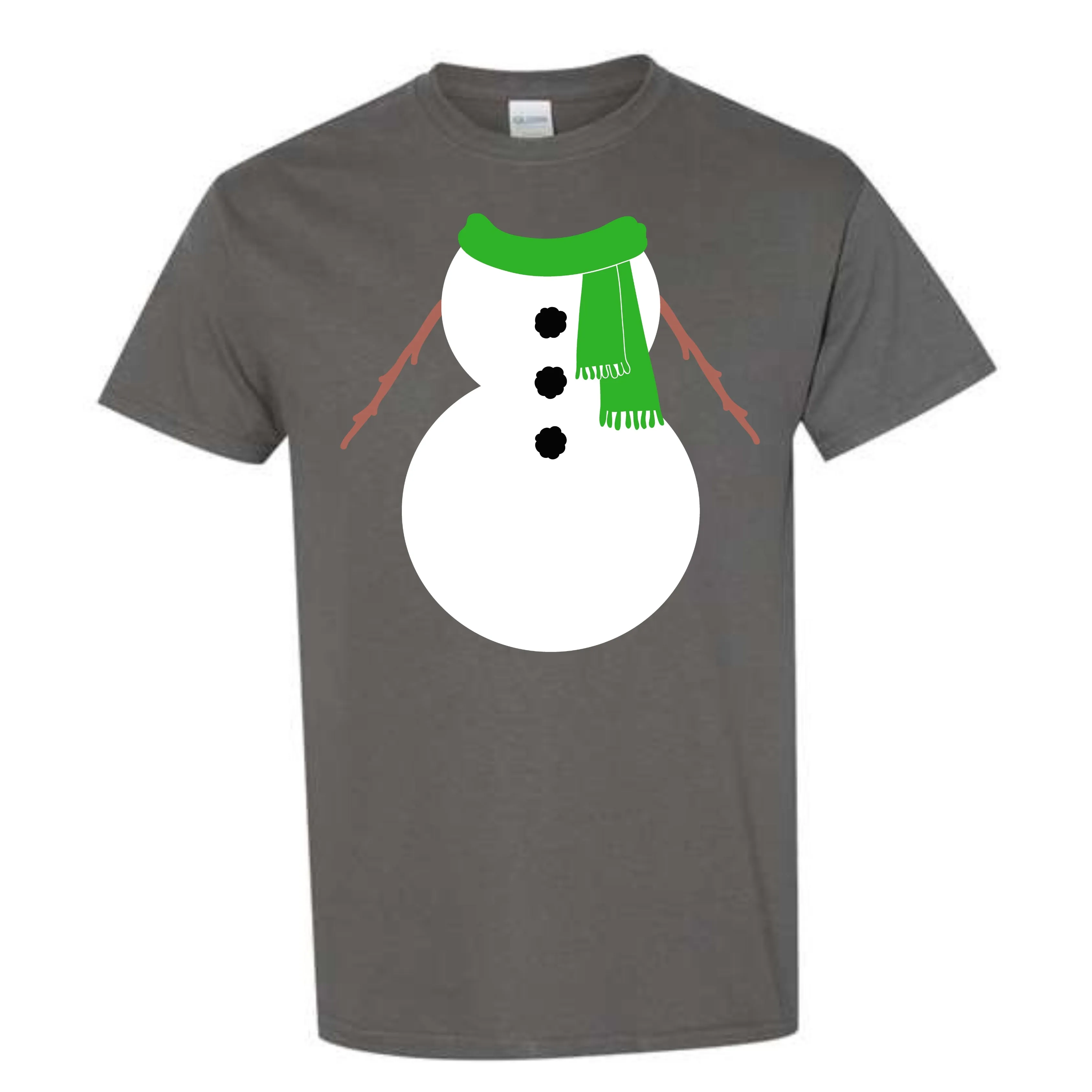 Christmas Green Snowman Suit Costume T-Shirt