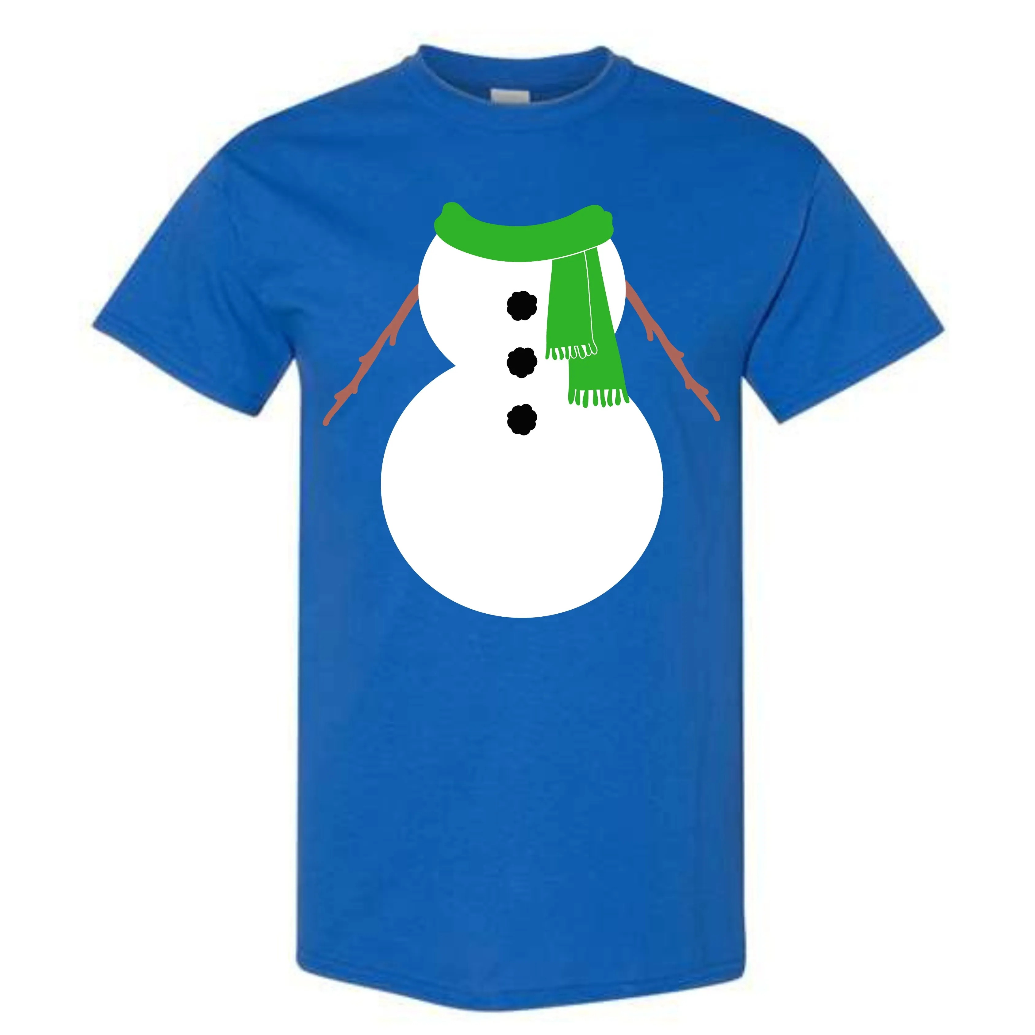 Christmas Green Snowman Suit Costume T-Shirt