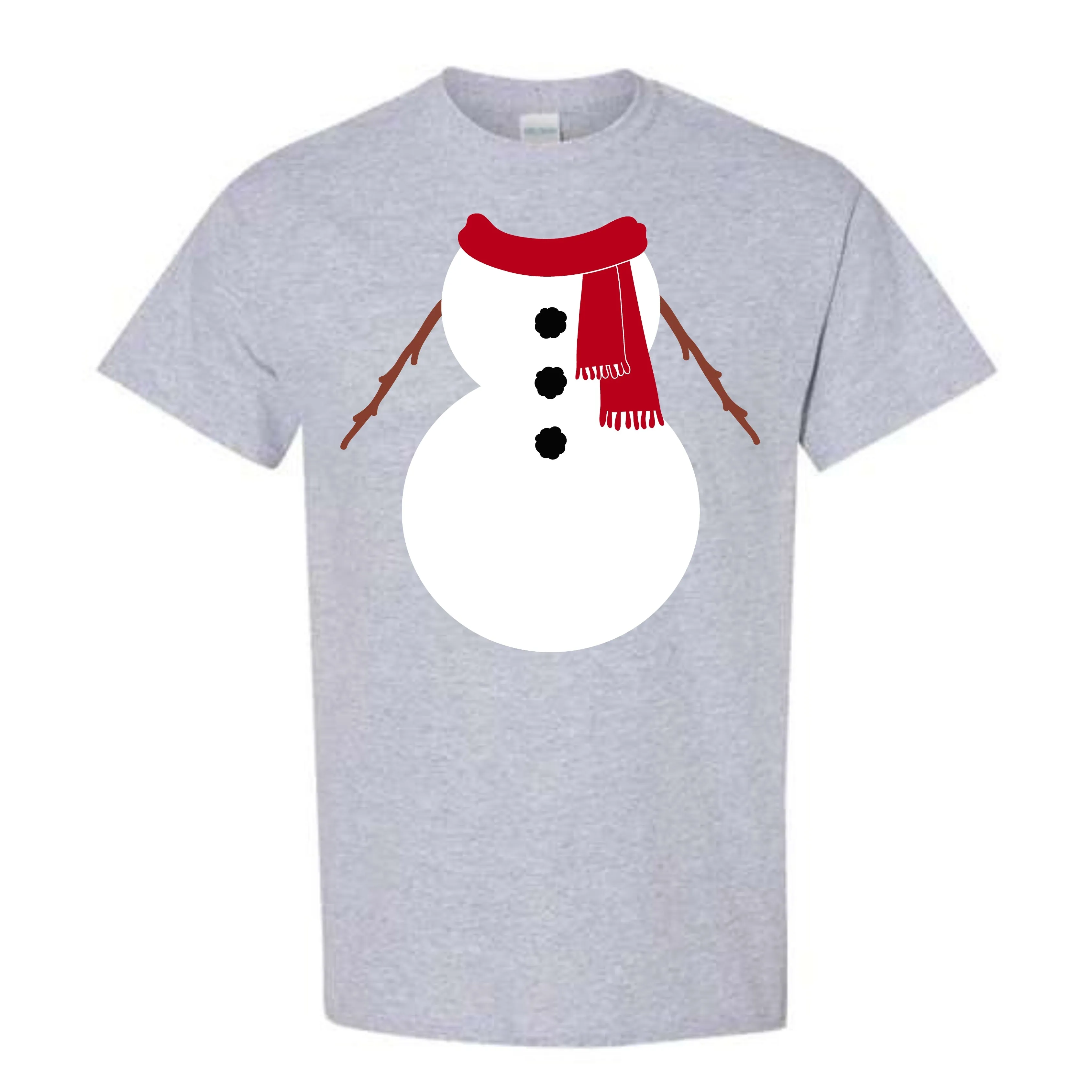 Christmas Red Snowman Suit Costume T-Shirt