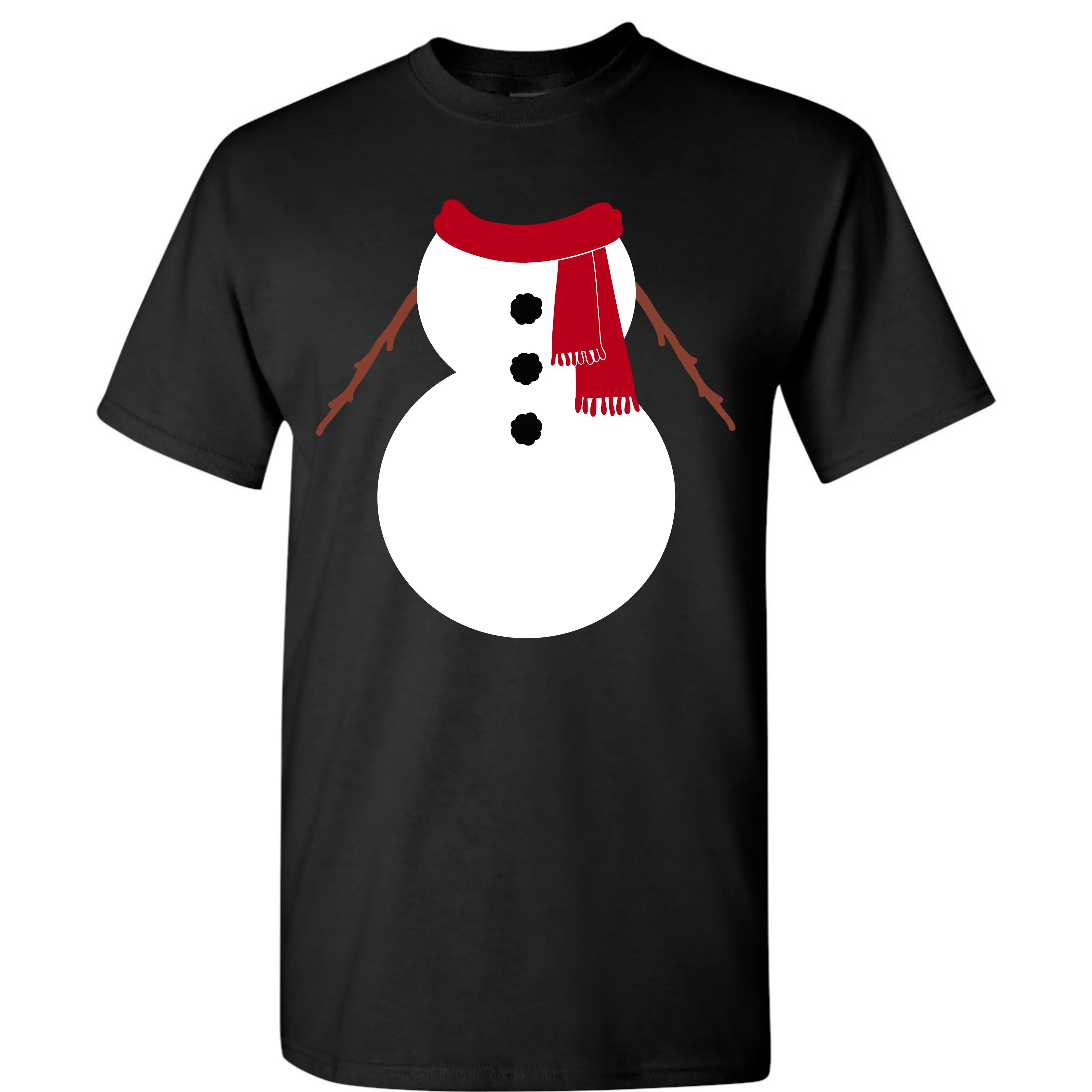 Christmas Red Snowman Suit Costume T-Shirt