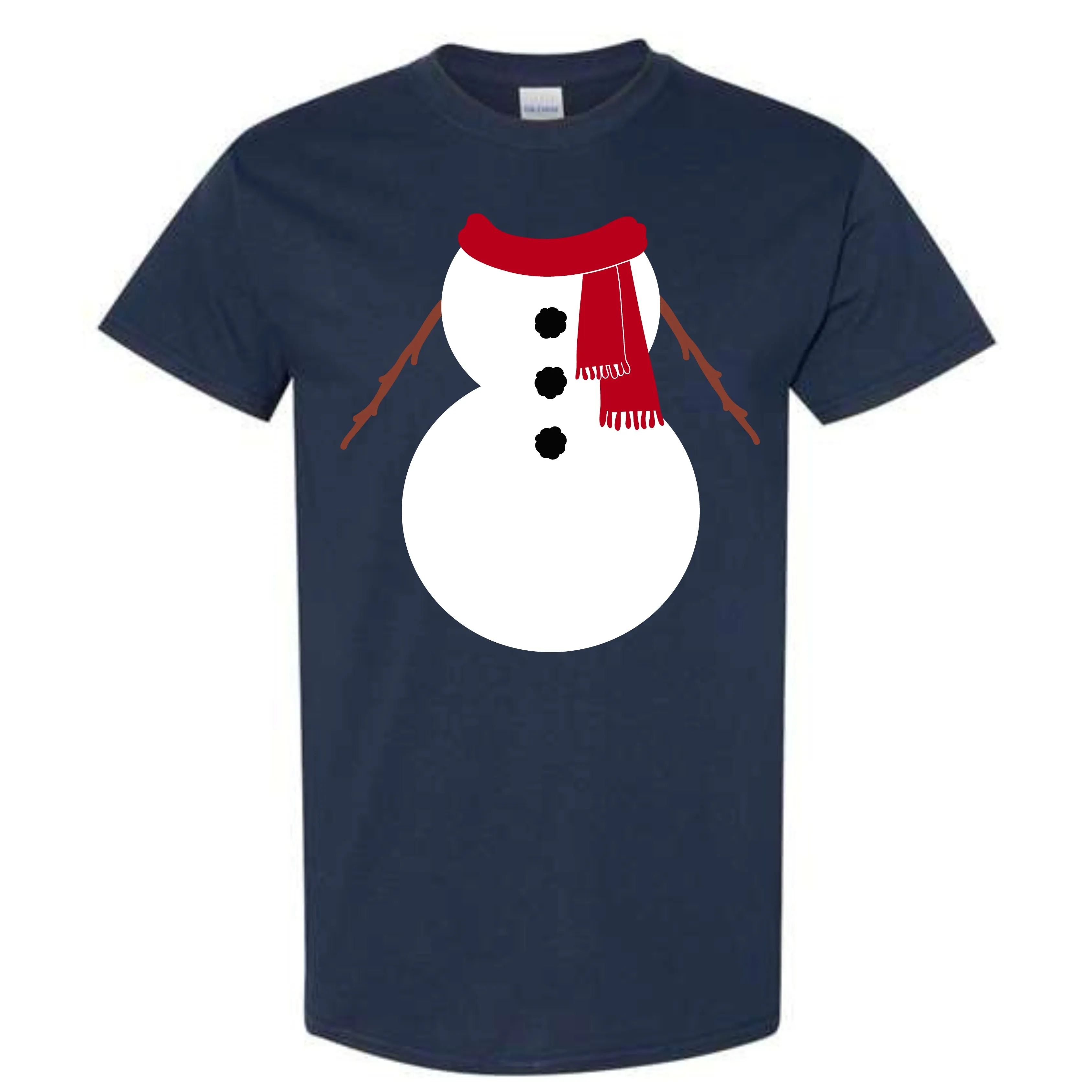 Christmas Red Snowman Suit Costume T-Shirt