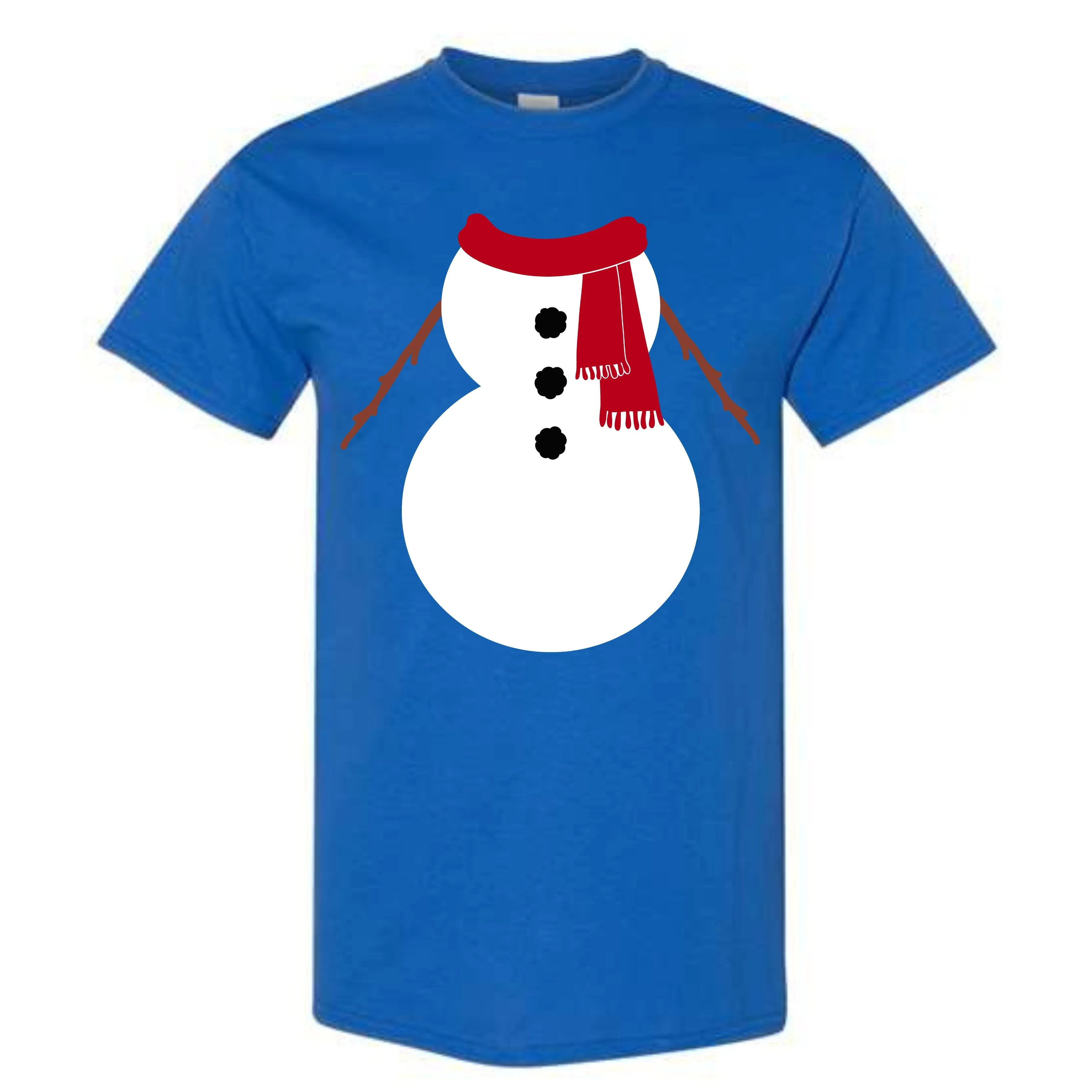 Christmas Red Snowman Suit Costume T-Shirt