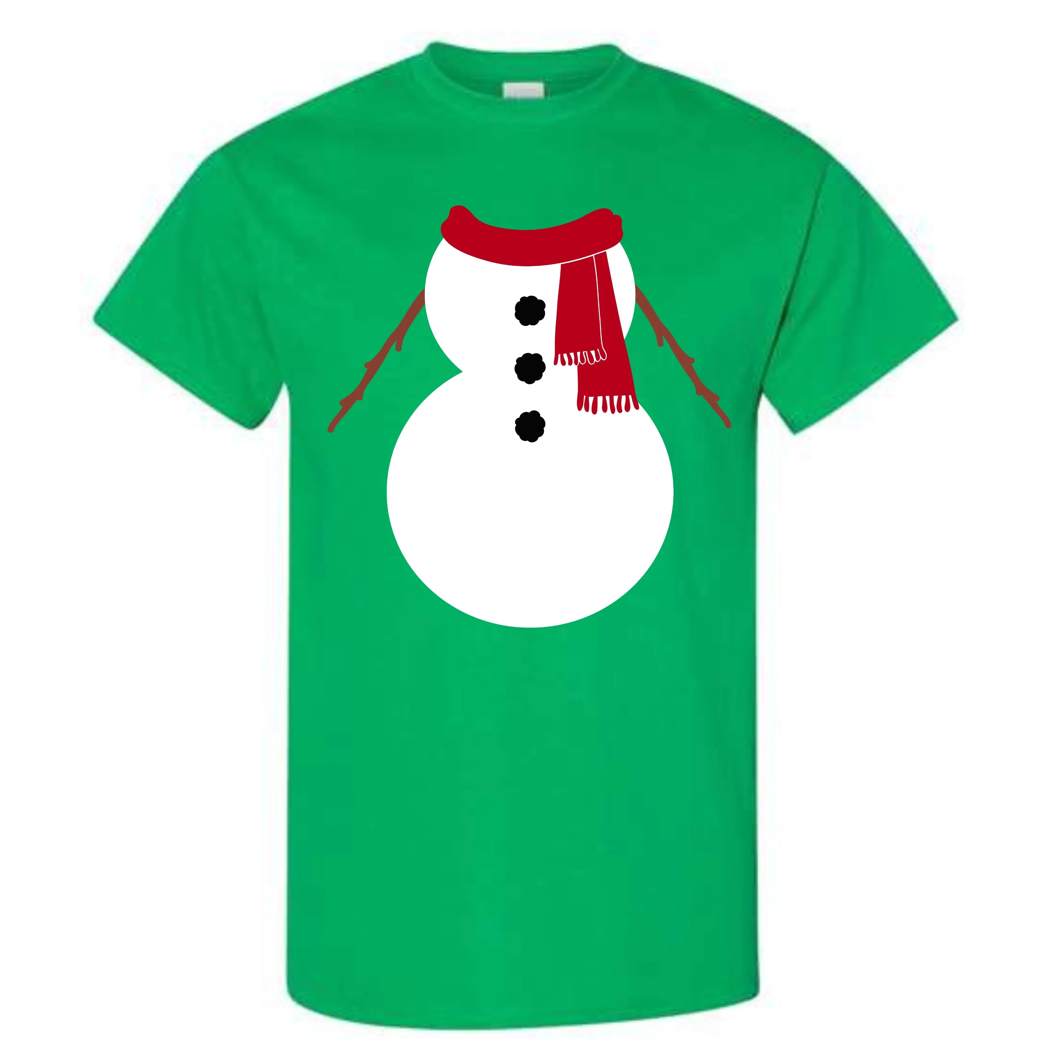 Christmas Red Snowman Suit Costume T-Shirt