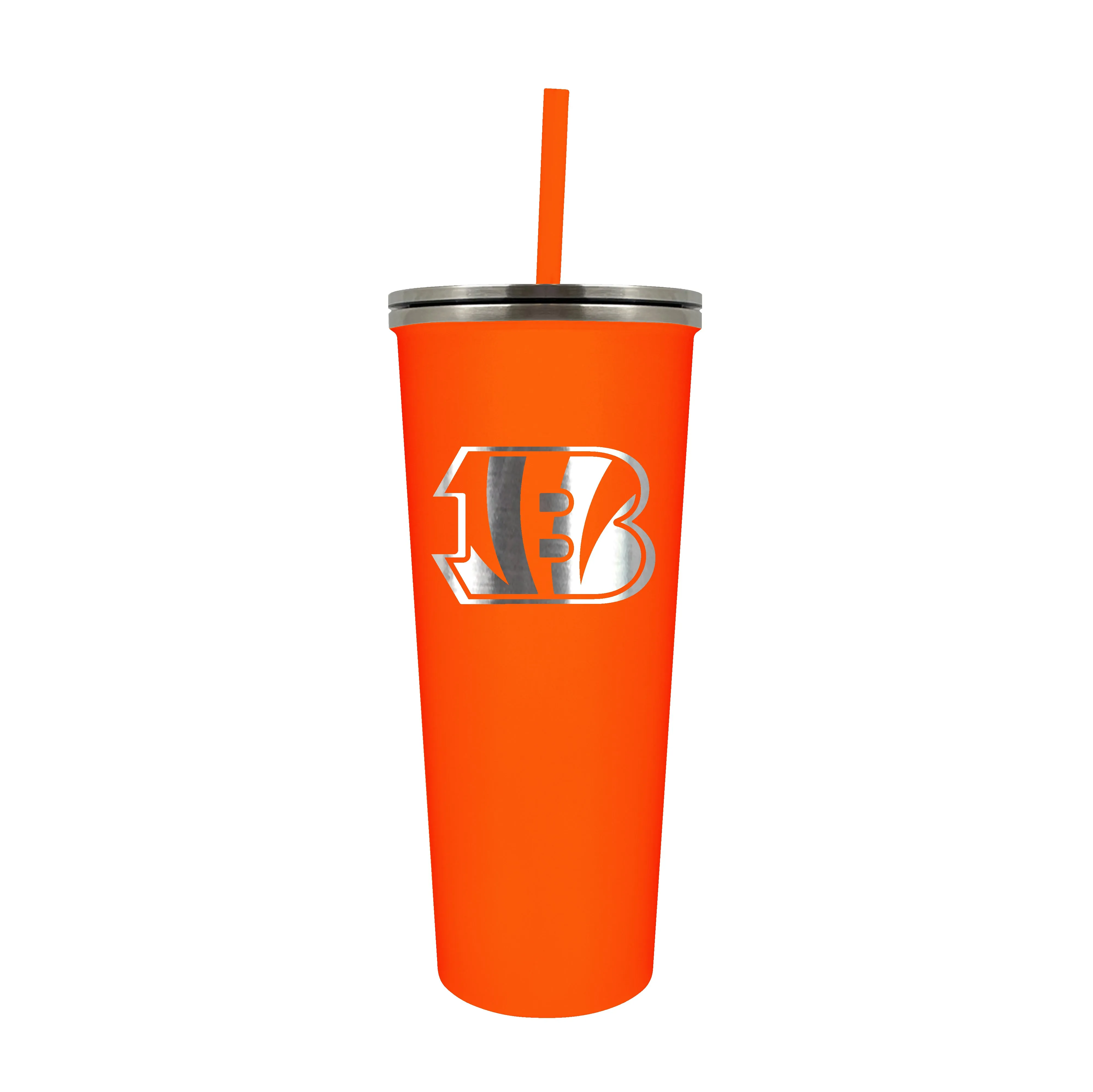 Cincinnati Bengals 24oz. Skinny Tumbler with Straw