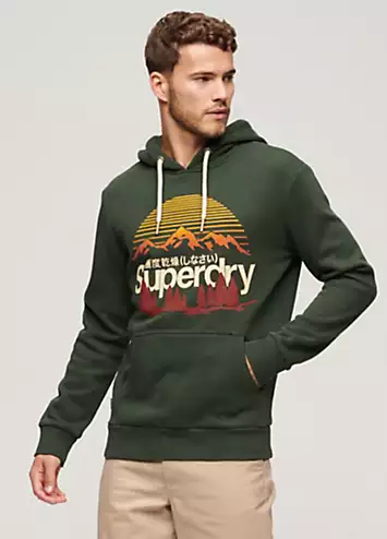 CL Great Outdoors Graphic Hoodie by Superdry | Look Again