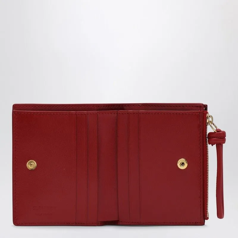 CRANBERRY SMALL WALLET WITH ZIP