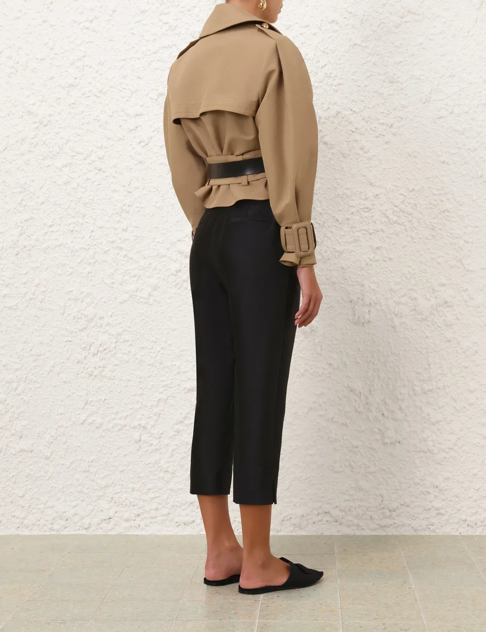 Crush Cropped Slim Pant