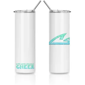 CSS - Live Love Cheer - 20 oz Skinny Tumbler