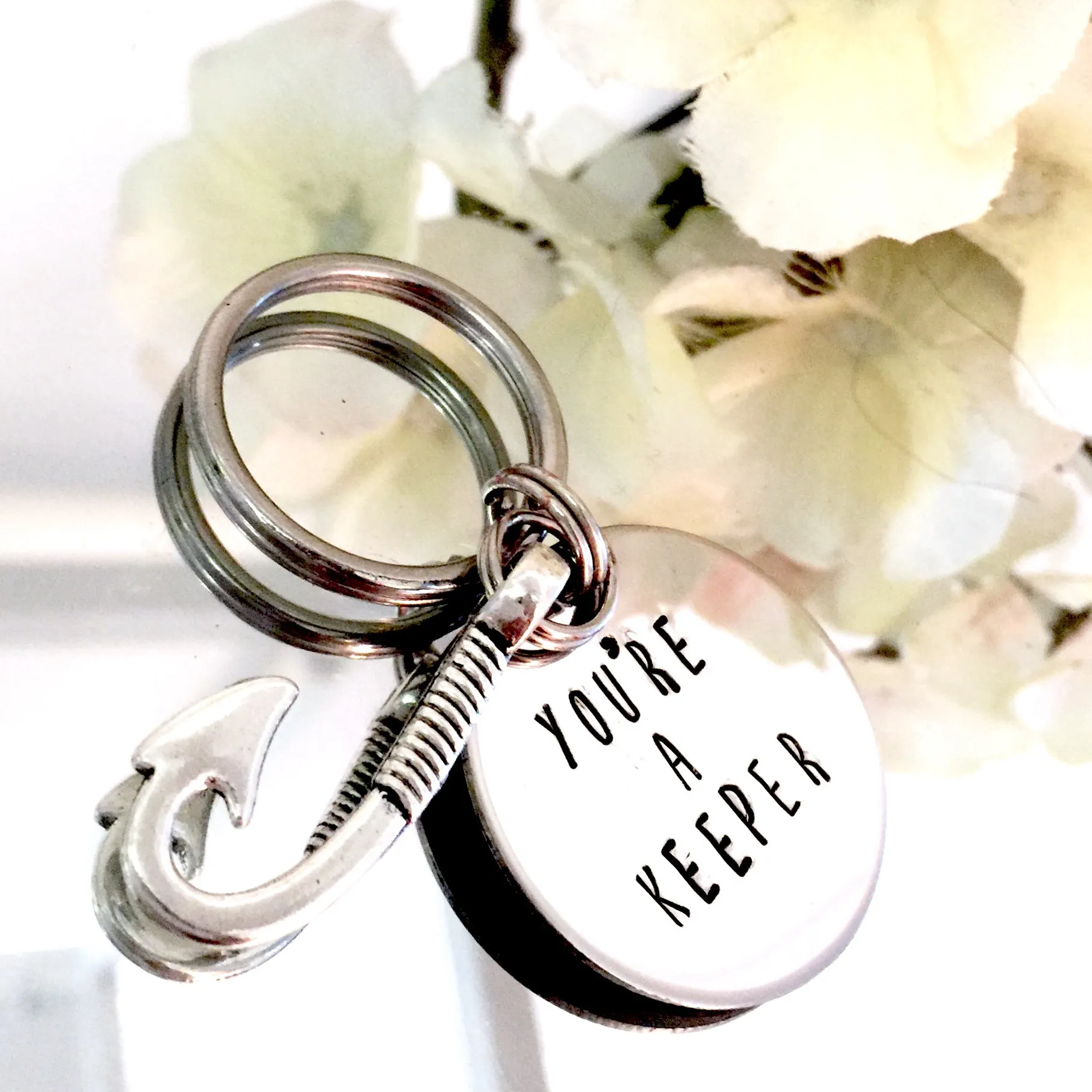Custom Tag and Hook Keychain