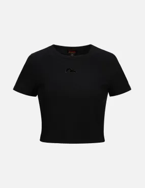 Cut-out Seagull Slim Fit T-shirt