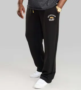 D555 Mens Black Jogger With Embroidery & Print (SALTASH-2)