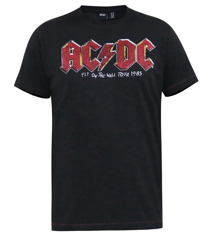 D555 Tall Mens AC/DC Printed T-Shirt Official Licensed Product (JAILBREAK)