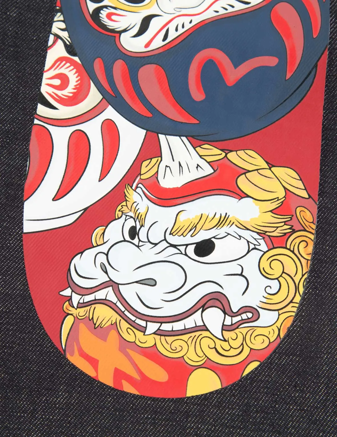 Daruma Buddies Daicock Print Slim Fit Jeans #2010